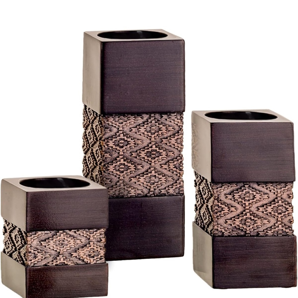 TEALITE CANDLE HOLDER SET